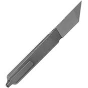 Arcform 0170S Alt:Cut Minimal Stonewash Tanto Fixed Blade Knife Stonewash Titanium Handles