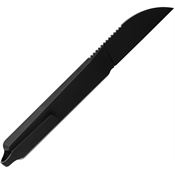Arcform 0172B Alt:Cut Minimal Black Fixed Blade Knife Black Handles