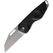 Extrema Ratio 0467SWBLK ANT Stonewash Framelock Knife Black Handles