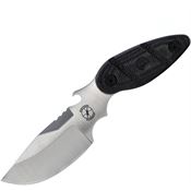 Sniper Bladeworks 011 Skinner Fixed Blade Knife Black Handles