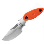 Sniper Bladeworks 015 Skinner Fixed Blade Knife Orange Handles