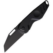 Extrema Ratio 0467BLKBLK ANT Black Framelock Knife Black Handles