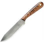 Pathfinder 303CMS PKS Camp & Trail Fixed Blade Knife Curly Maple Handles