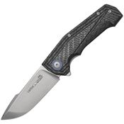 Viper 5960FC Larius Stonewash Linerlock Knife Carbon Fiber Handles