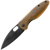 Arcform 0149 Sabre Black Stonewash Linerlock Knife Ultem Handles
