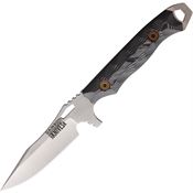 Dawson 15923 Smuggler Fixed Blade Knife Black/Gray Handles