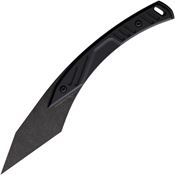 Extrema Ratio 0187BLKSW Kiri Dark Stone Fixed Blade Knife Black Handles