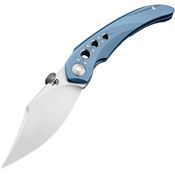 Bestech T2406A Razon Framelock Knife Blue Handles