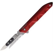 Extrema Ratio 0365SWRED Ferrum Rescue Linerlock Knife Red Handles