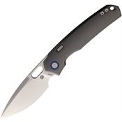 Vosteed A2204 Psyop Top Linerlock Knife Ti Gray Handles