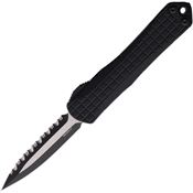 Heretic 024F10CT Auto Manticore Two Tone Serrated OTF Knife Frag Handles