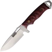 Dawson 48997 Nomad Fixed Blade Knife Red Handles