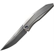 WE 220336 Cybernetic Gray Framelock Knife Gray Handles