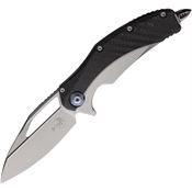 Microtech 165C7CFTI Matrix Bead Blast Framelock Knife Carbon Fiber Handles