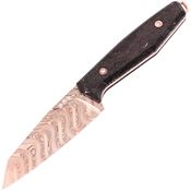 Boker 132502DAM AK1 Damascus Fixed Blade Knife Carbon Fiber Handles