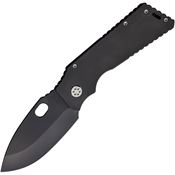 Medford 0464PQ30PV TFF-H Black Framelock Knife Black Handles