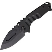 Medford 0294PD30PV Genesis T Black Framelock Knife Black Handles