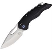 Begg Knives 058 Galaxy Button Lock Knife Black/Green Handles