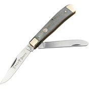 Boker 110827 Trapper Knife Smooth Gray Bone Handles