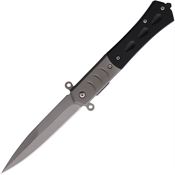 ElitEdge 10A108BK Linerlock Knife Assist Open Black G10 Handles