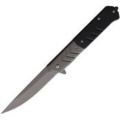 ElitEdge 10A106BK Linerlock Knife Assist Open Black G10 Handles