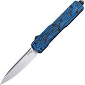 Hogue 34873 Auto Counterstrike Stonewash OTF Knife Blue Handles