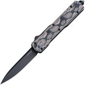 Hogue 34877 Auto Counterstrike Black OTF Knife Brown Handles