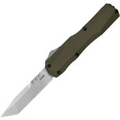 Kershaw 9000TOLSW Auto Livewire Stonewashed Tanto OTF Knife OD Green Handles