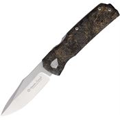 Maserin 502G 504 Power W-Lock Knife Gold Fat Carbon Fiber Handles