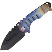 Medford 0124PT03A1 Praetorian T Black Tanto Framelock Knife Flame Handles