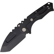 Medford L0124PT30PV Praetorian T Left Black Tanto Framelock Knife Black Handles