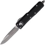 Microtech 23110AP Auto UTX-85 Apocalyptic OTF Knife Black Handles