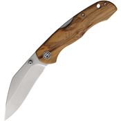 Petrified Fish E12OWOS Skalor Lockback Knife Olive Handles