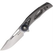 Reate 148 GTR Framelock Knife Titanium Gray Handles