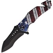 Rite Edge 300599US Flag Linerlock Knife