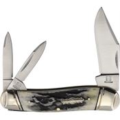 Rough Rider 2575 Whittler Knife Black Stag Handles