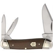 Rough Rider 2581 Whittler Knife Brown Tater Skin Mica Handles