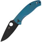 Spyderco 122TIBLBKP Tenacious R.I.L. Titanium Blue