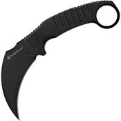 Smith & Wesson 1208412 Extreme Ops Karambit Fixed Blade Knife Black Handles