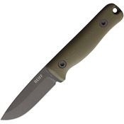 Reiff F3X13ODBK F3 XC Fixed Blade Knife OD Green Handles Kydex Sheath