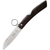 Windmuhlenmesser 15810029 IBEX Carbon Steel Ratchet Lock Knife Smoked Oak Handles