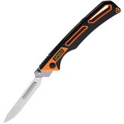 Spika SPSC04B Command Scalpel Linerlock Knife Black/Orange Handles