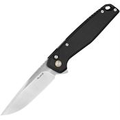 Ruike P873MB P873 Button Lock Knife Black Handles