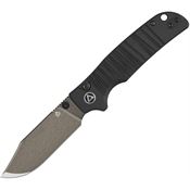 QSP 159B2 Kali Button Lock Knife Black G10 Handles