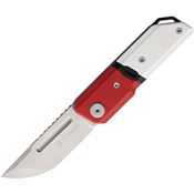 Maxace MM272A Capsule 2 Two-Tone Linerlock Knife Red/White Handles