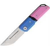 Maxace MM272C Capsule 2 Two-Tone Linerlock Knife Blue/Pink Handles