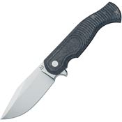 Fox 524MJ Eastwood Tiger Stonewash Linerlock Knife Denim Handles