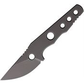 Petrified Fish E13GAW Bison Black Fixed Blade Knife