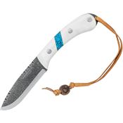 Condor 282543MHC Blue River Fixed Blade Knife White Handles