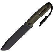 Extrema Ratio 0106BLKGRN Tuscan Fixed Blade Knife Green Handles